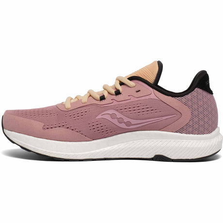 Saucony Freedom 4 Chaussures de course à pied femme Rosewater Sunset Côté intérieur