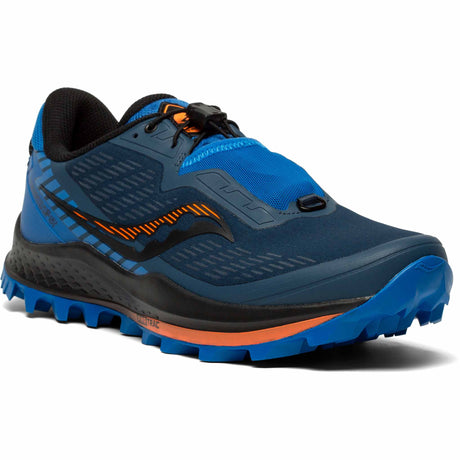 Saucony Peregrine 11 ST Chaussures de course à pied trail homme - Space / Royal - angle