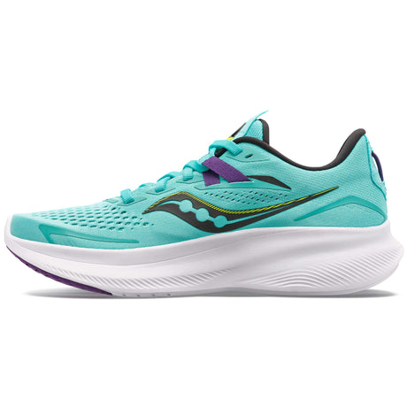 Saucony Ride 15 souliers de course menthe femme lateral