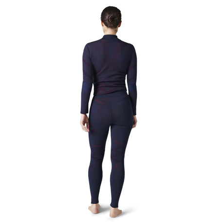 Smartwool Intraknit Merino 200 caleçon long deep navy pomegrenate femme dos