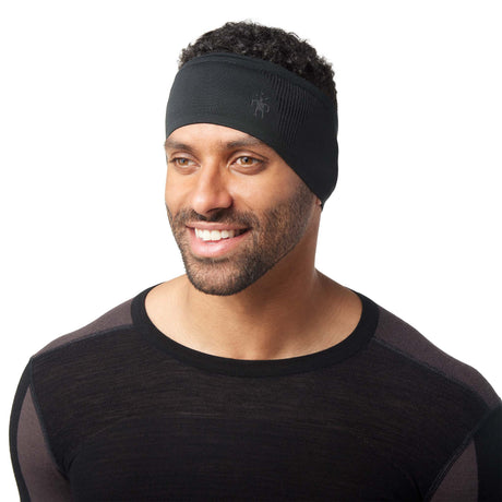 Bandeau Smartwool Intraknit Merino Tech noir homme