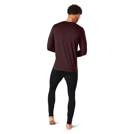 Smartwool Merino 150 Baselayer chandail col rond light woodsomoke homme dos