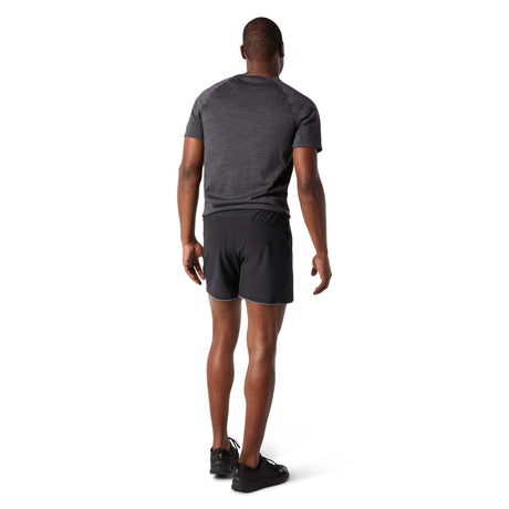 Smartwool Merino Sport Lined 5-inch short doublé noir homme dos