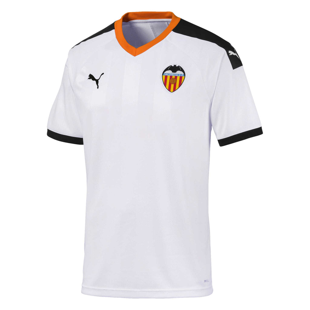 Camiseta deportiva Valencia CF réplica local para hombre, beige