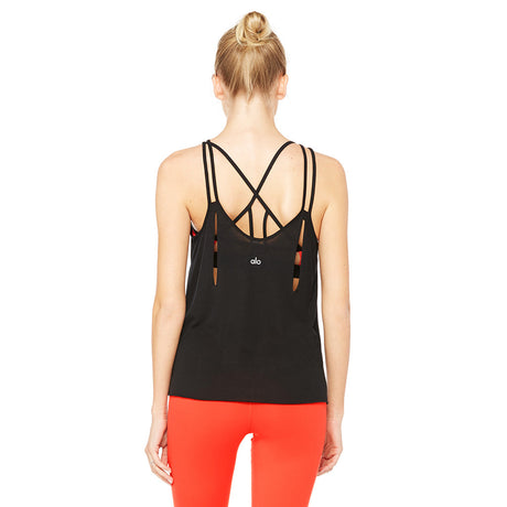 Camisole femme alo Yoga women's Mold Tank noir Soccer Sport Fitness