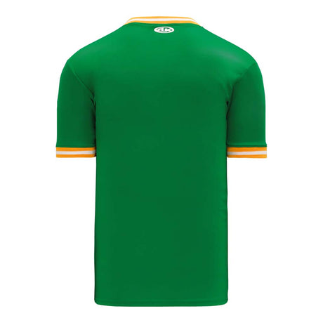 T-shirts de soccer Athletic Knit S1333 vert orange dos