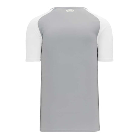 Athletic Knit S1375 chandail de soccer - Gris / Blanc Dos