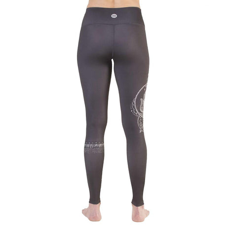 Legging de yoga Rose Buddha Hamsa Chanceux yoga leggings 